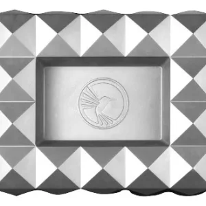 Colibri Quasar Ashtray - Silver