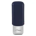 S.T. Dupont Double Chrome Cigar Case - blue grained