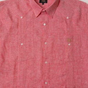 Cohiba Atmosphere Guayabera Comfort Fit Rose Pink