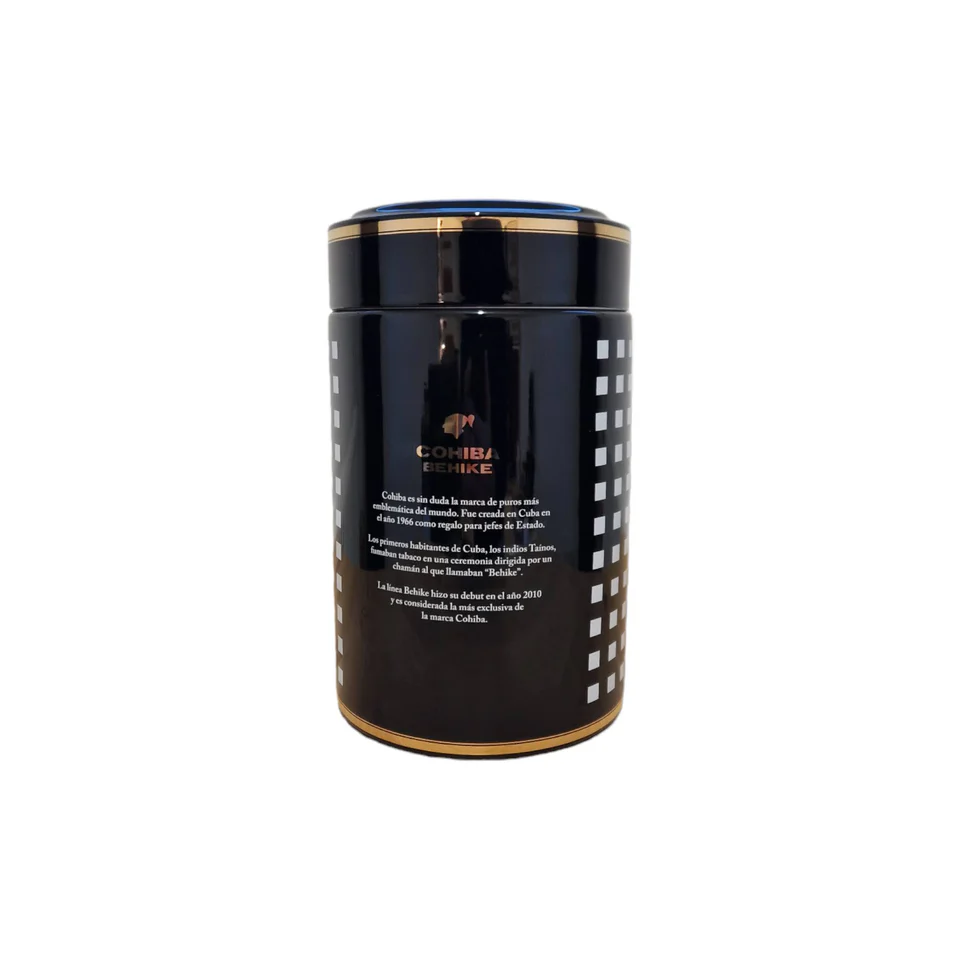 Cohiba Behike Porcelain Jar Back View