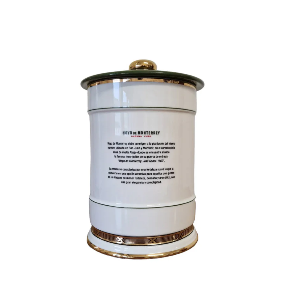 Hoyo de Monterrey Porcelain Jar – Cigar Humidor