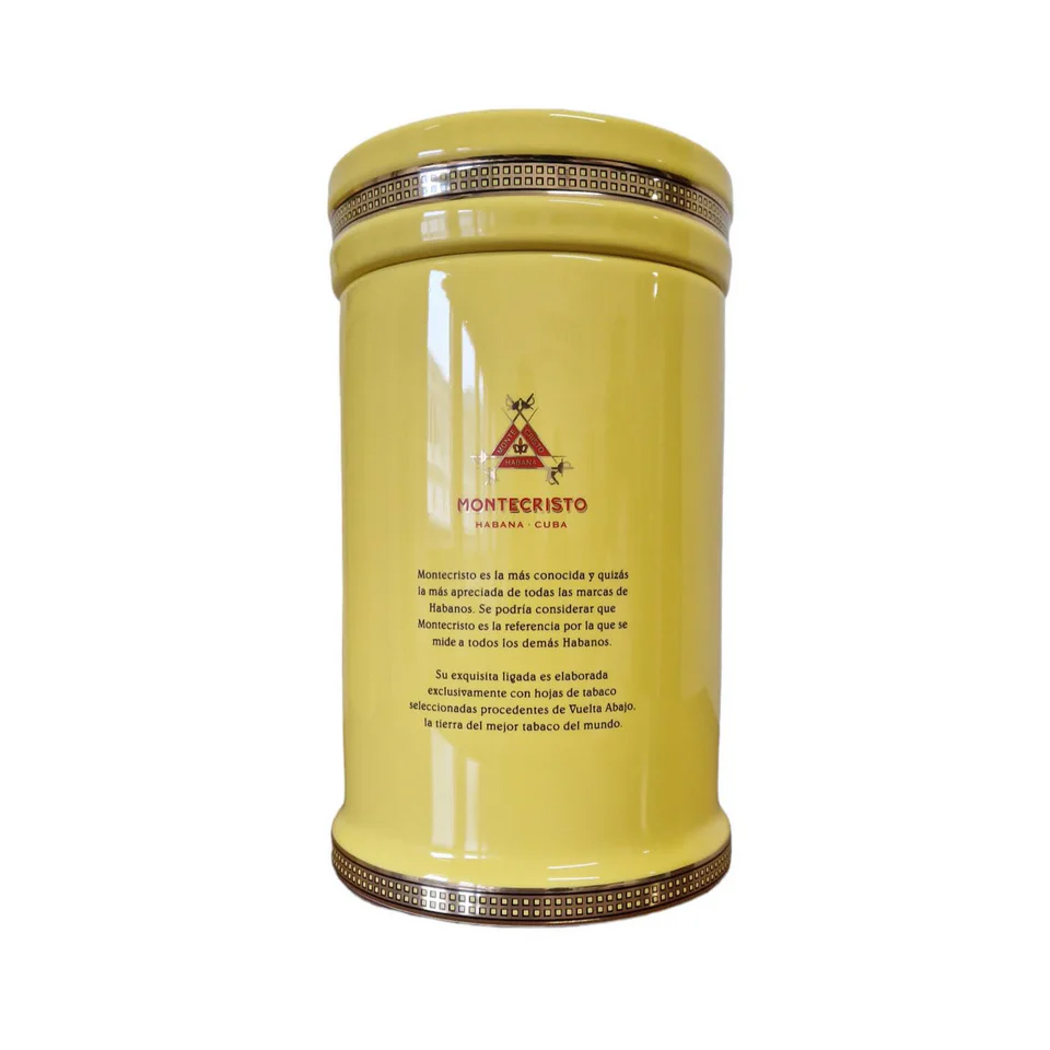 Montecristo Porcelain Jar Back