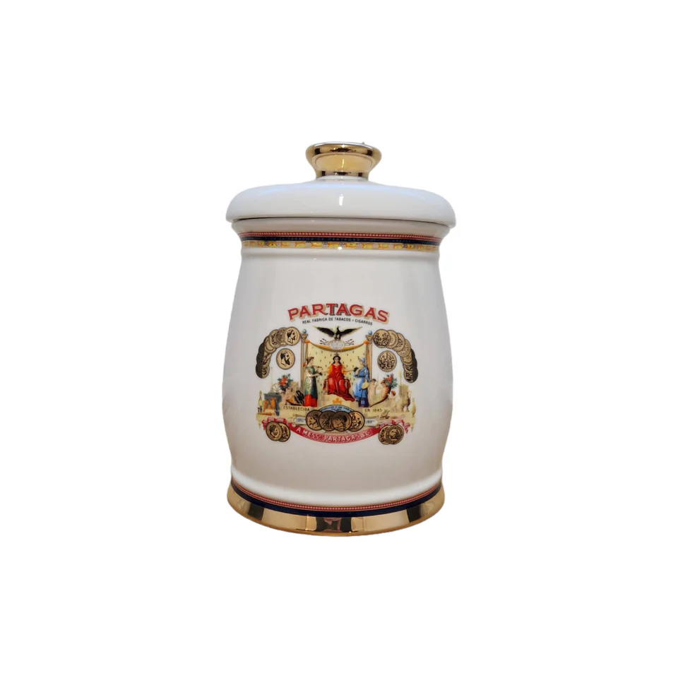 Partagas Porcelain Jar Front