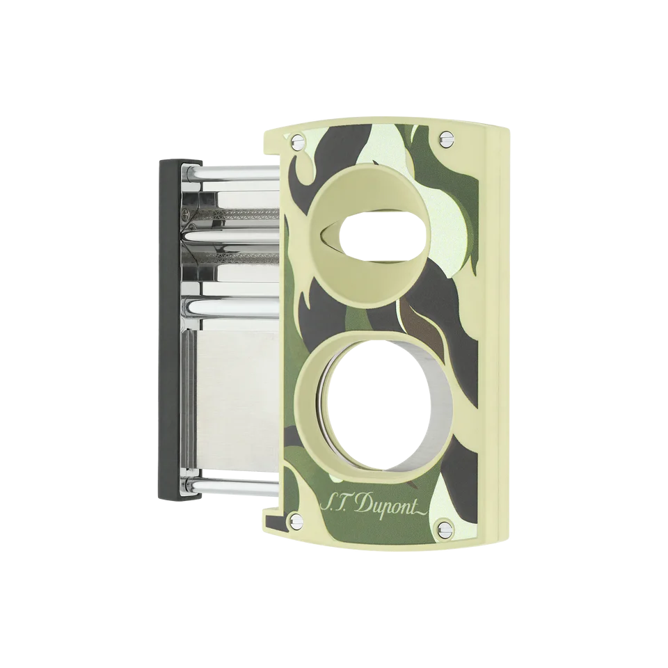 S.T. Dupont Camo Cutter Khaki Opened