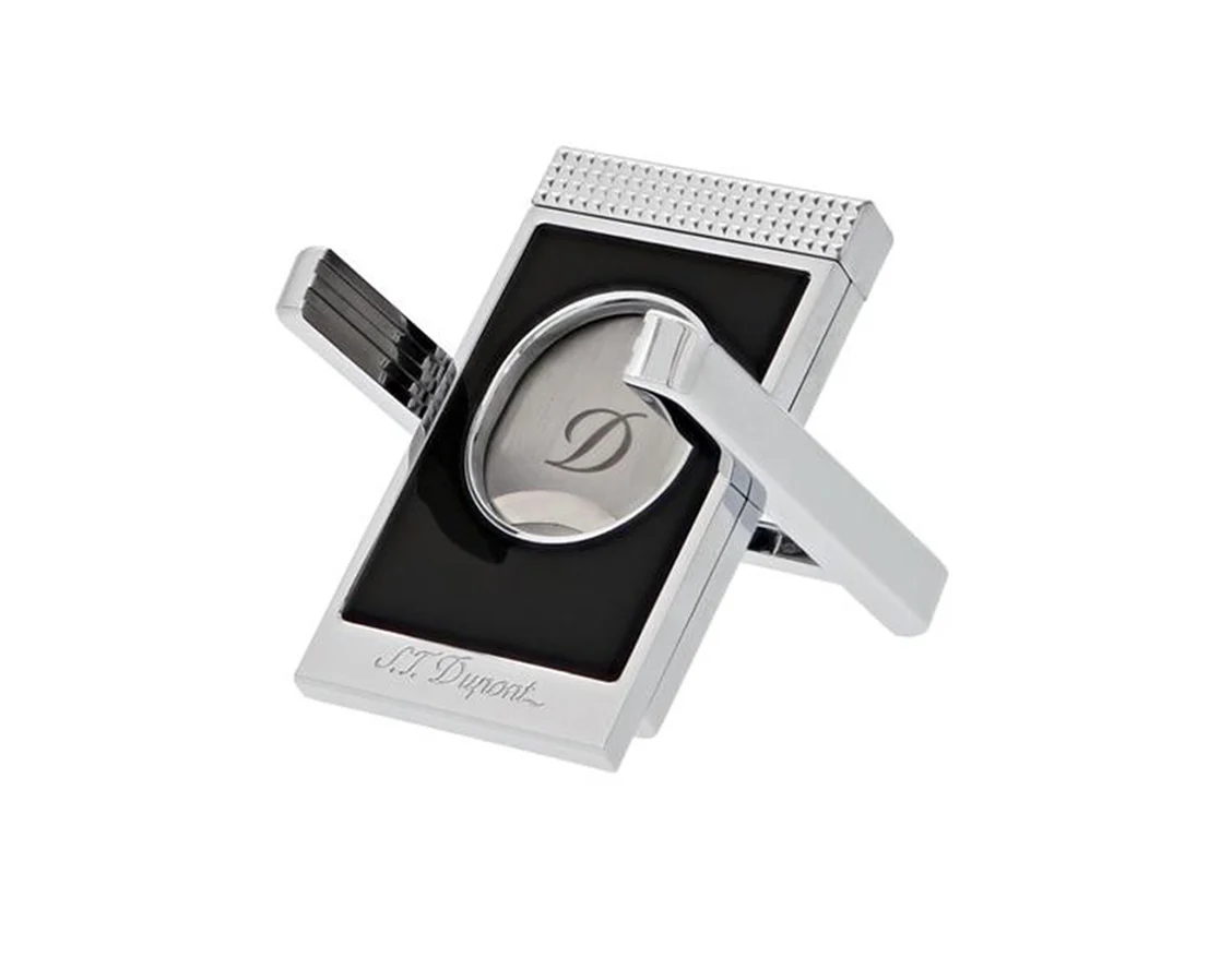 S.T. Dupont Cigar Cutter with Stand – Black Chrome S.T. Dupont Cigar Cutter with Stand - Black Chrome