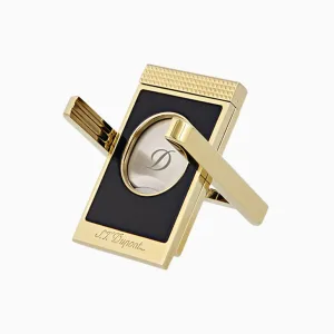 S.T. Dupont Cigar Cutter with Stand - Black Gold
