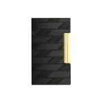 S.T. Dupont Ligne 2 - Guilloche Monogram 1872 Lighter Black