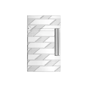 S.T. Dupont Ligne 2 - Guilloche Monogram 1872 Lighter Palladium