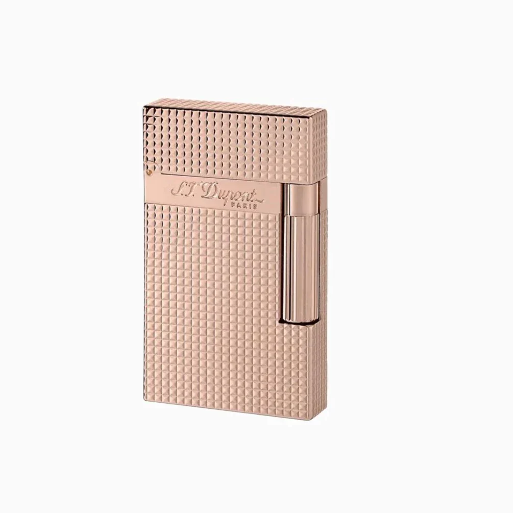 S.T. Dupont Ligne 2 - Microdiamond Head Rose Gold Lighter S.T. Dupont Ligne 2 - Microdiamond Head Rose Gold Lighter