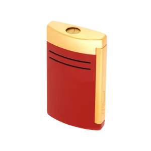 S.T. Dupont MaxiJet Lighter Burgundy Golden
