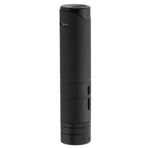 Xikar 5x64 Turrim Double Jet Flame Lighter - Black