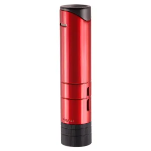 Xikar 5x64 Turrim Double Jet Flame Lighter Red