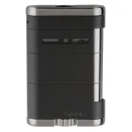 Xikar Allume Triple Tabletop Lighter - Tuxedo Black