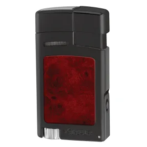 Xikar Forte Soft Flame Lighter Black and Burl
