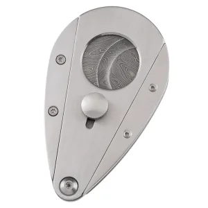 Xikar Xi3 Phantom Damascus Cutter - Silver