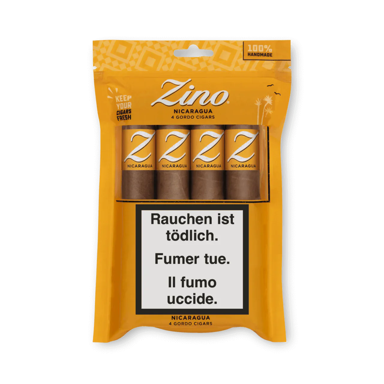 Zino Nicaragua Gordo Cigar Pack Of 4 Zino Nicaragua Gordo Cigar Pack Of 4