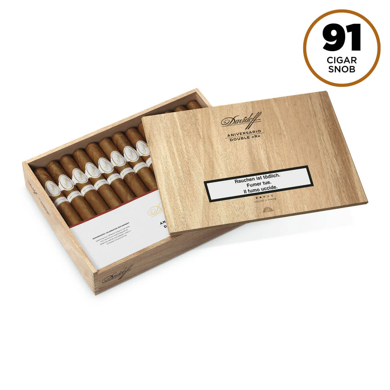 Davidoff Aniversario Double R Cigar Box Of 25 Davidoff Aniversario Double R Cigar Box Of 25