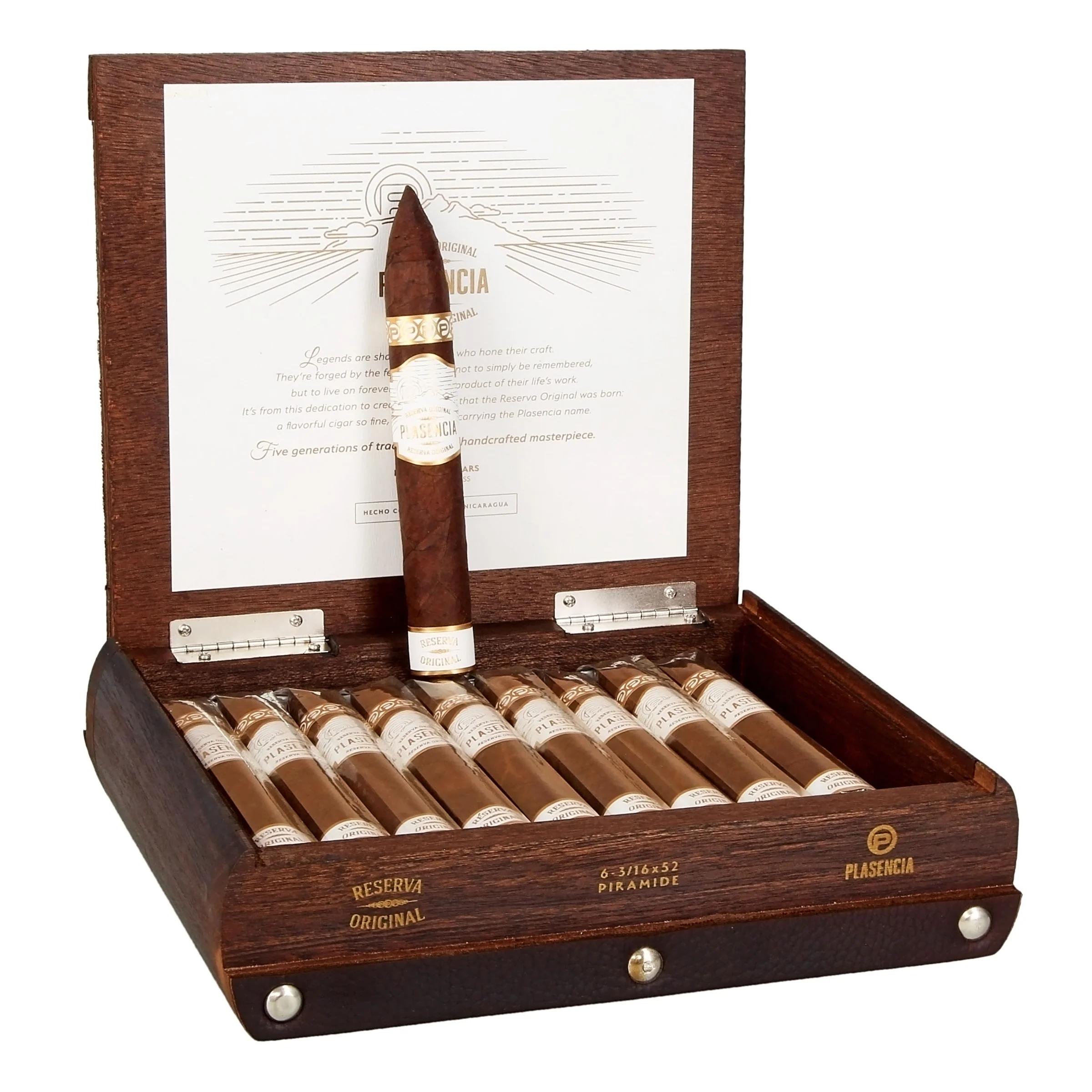 Plasencia Reserva Original Piramide Cigar Box Of 10 Plasencia Reserva Original Piramide Cigar Box Of 10