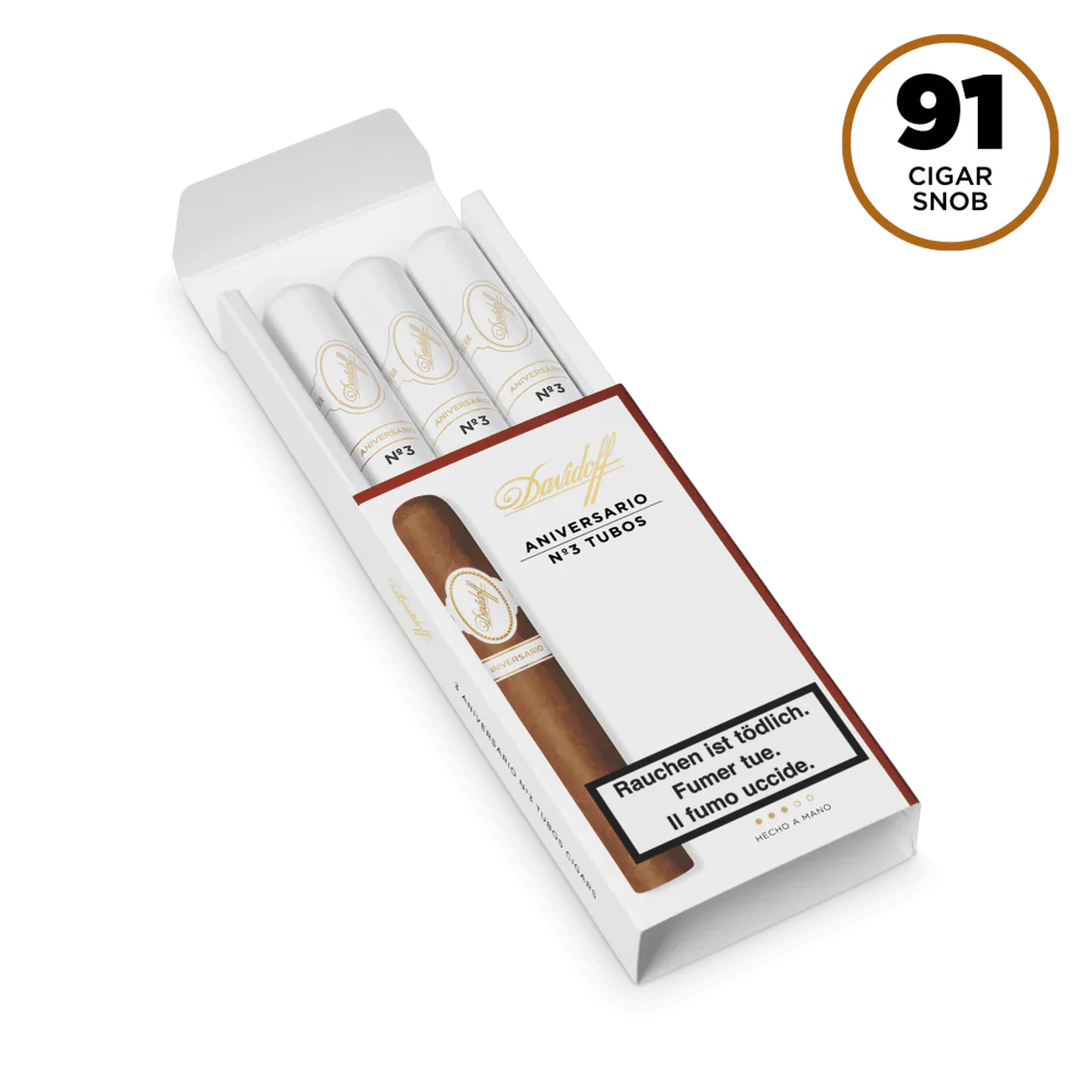 Davidoff Aniversario No. 3 Cigar Pack Of 3 AT