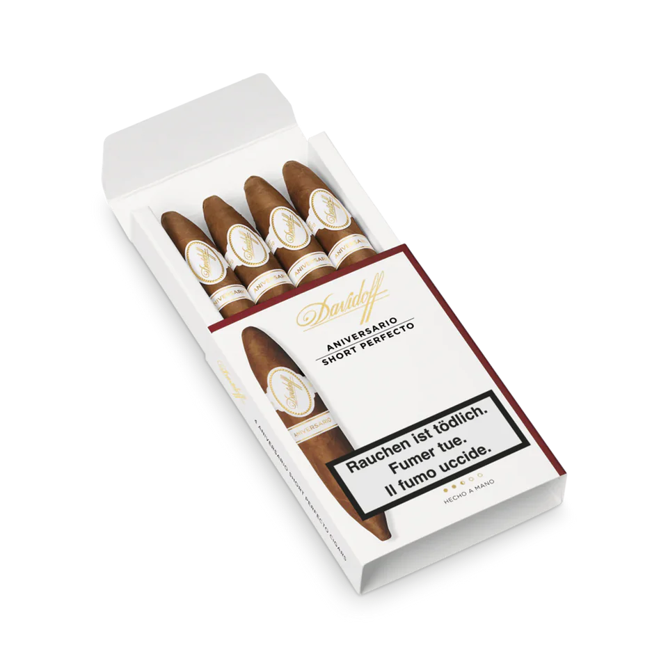 Davidoff Aniversario Short Perfecto Cigar Pack Of 4