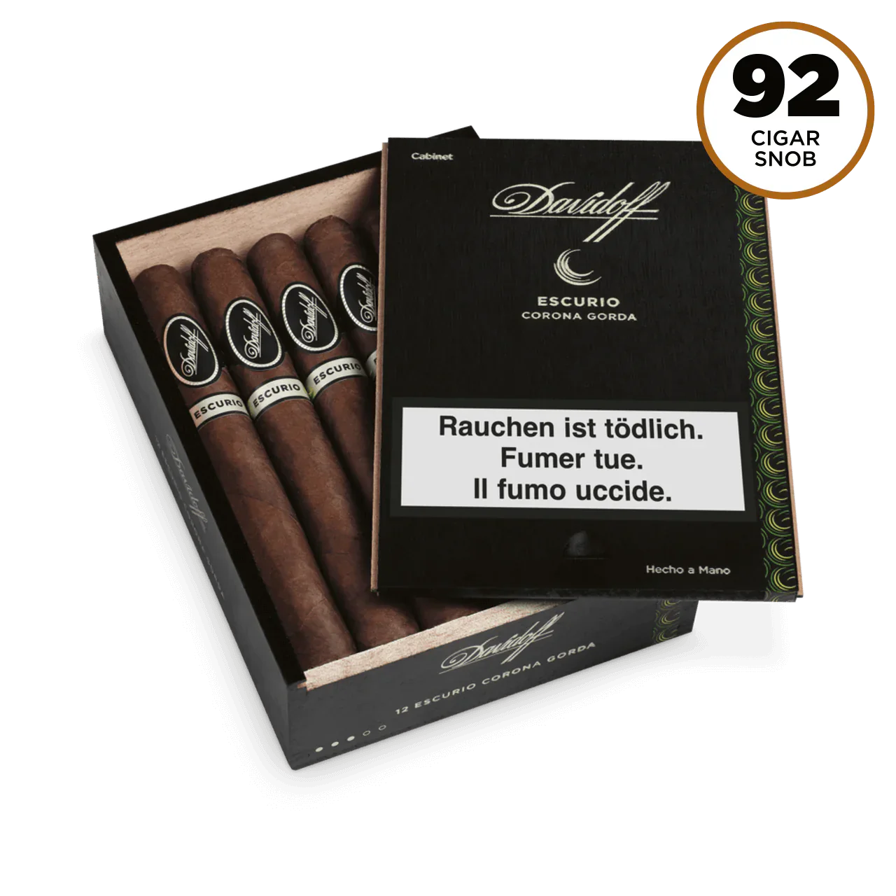 Davidoff Escurio Corona Gorda Cigar Box Of 12