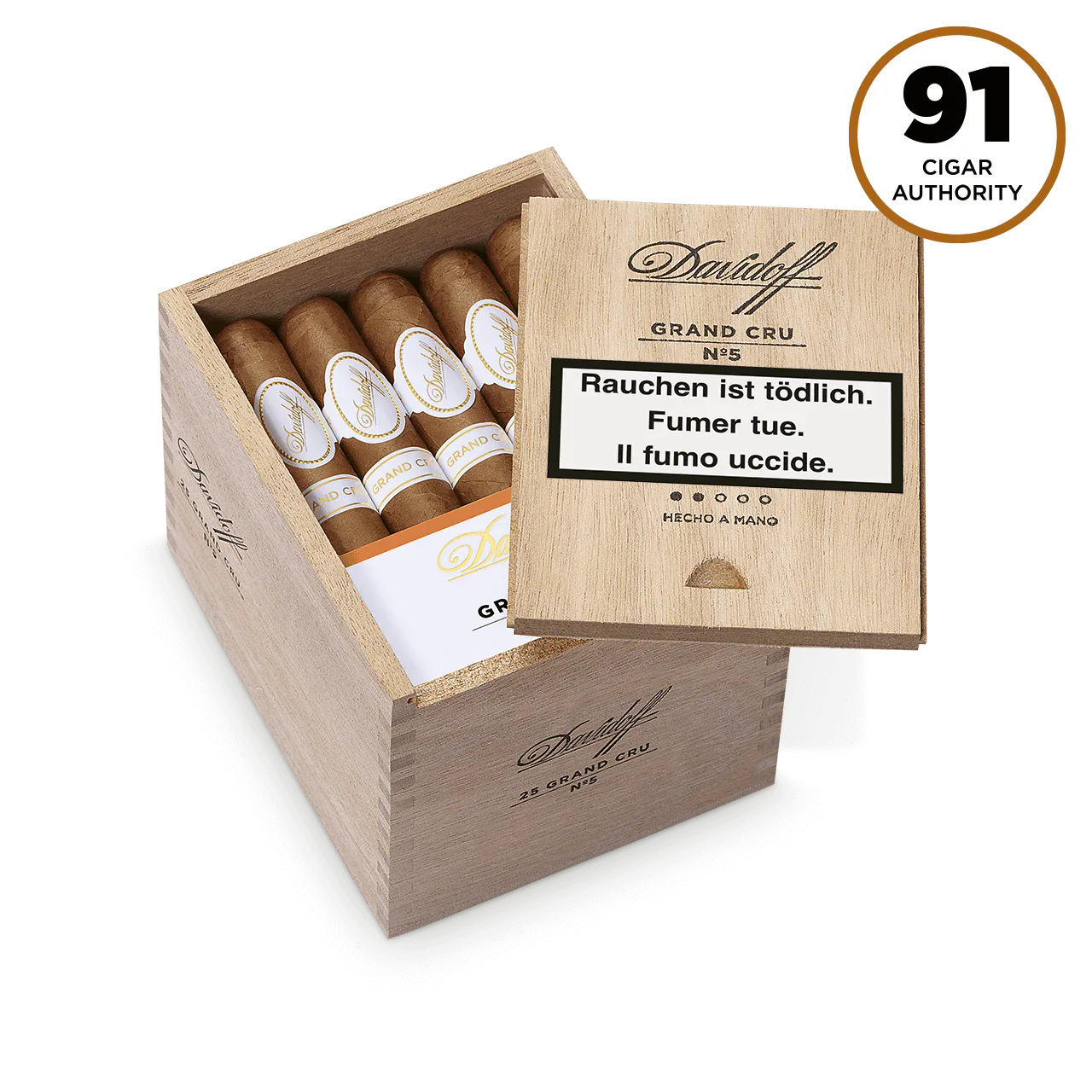 Davidoff Grand Cru No. 5 Cigar Box Of 25