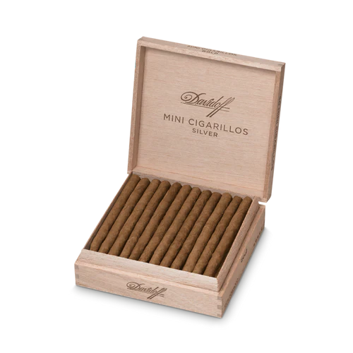 Davidoff Mini Cigarillos Silver Box Of 50