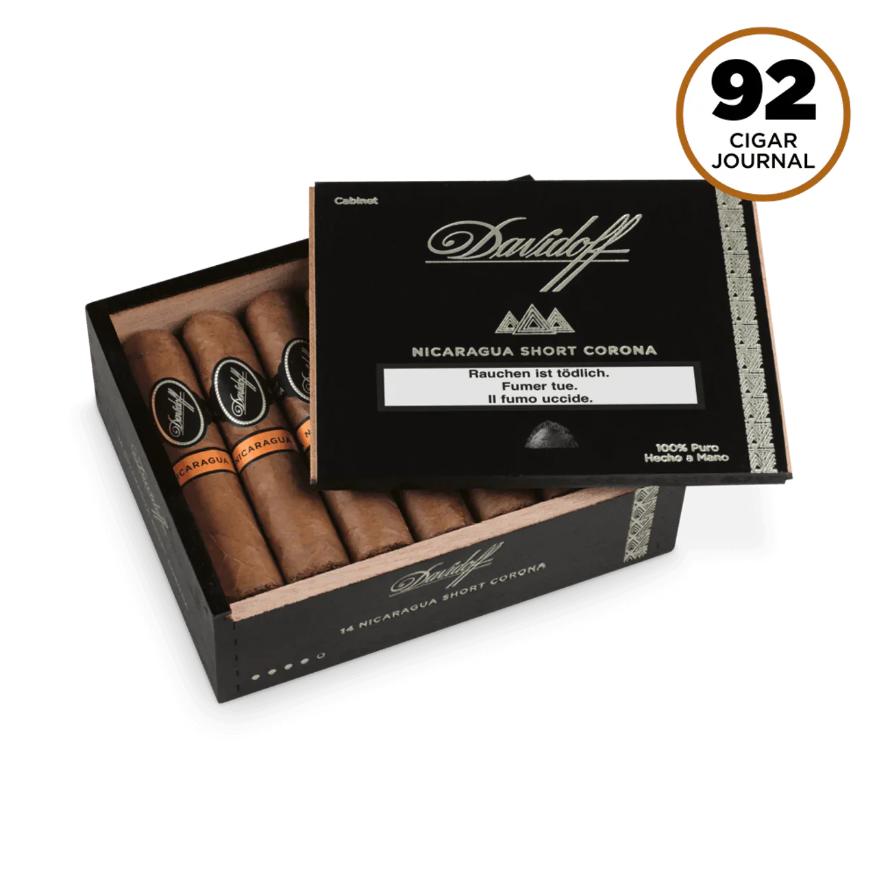 Davidoff Nicaragua Short Corona Cigar Box Of 14