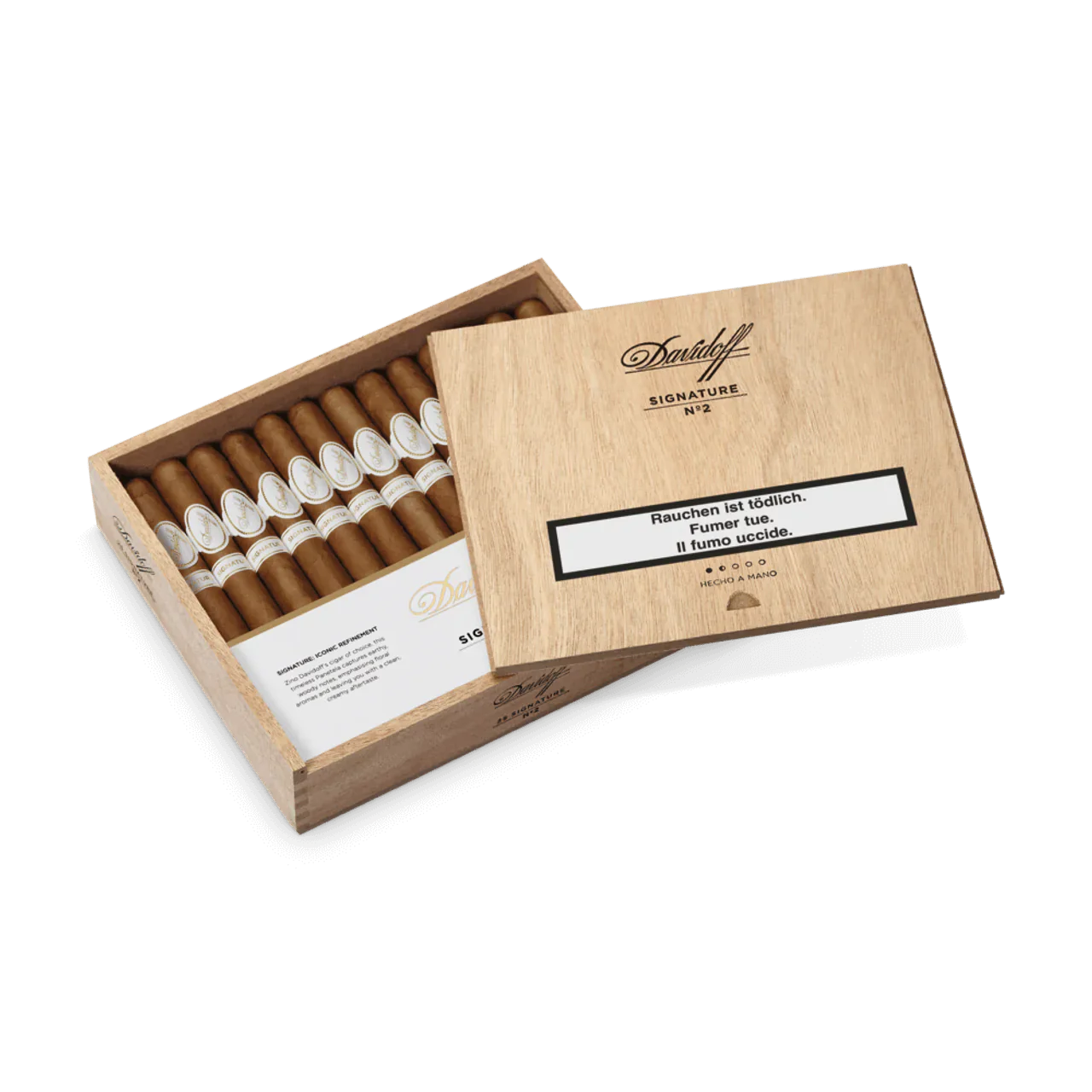 Davidoff Signature No. 2 Cigar Box Of 25