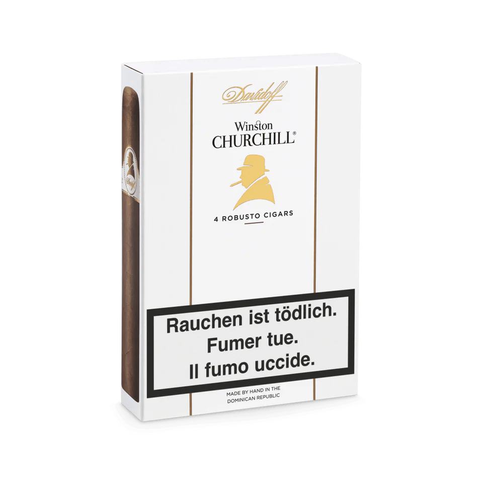 Davidoff Winston Churchill Original Series Robusto Cigar Pack Of 4