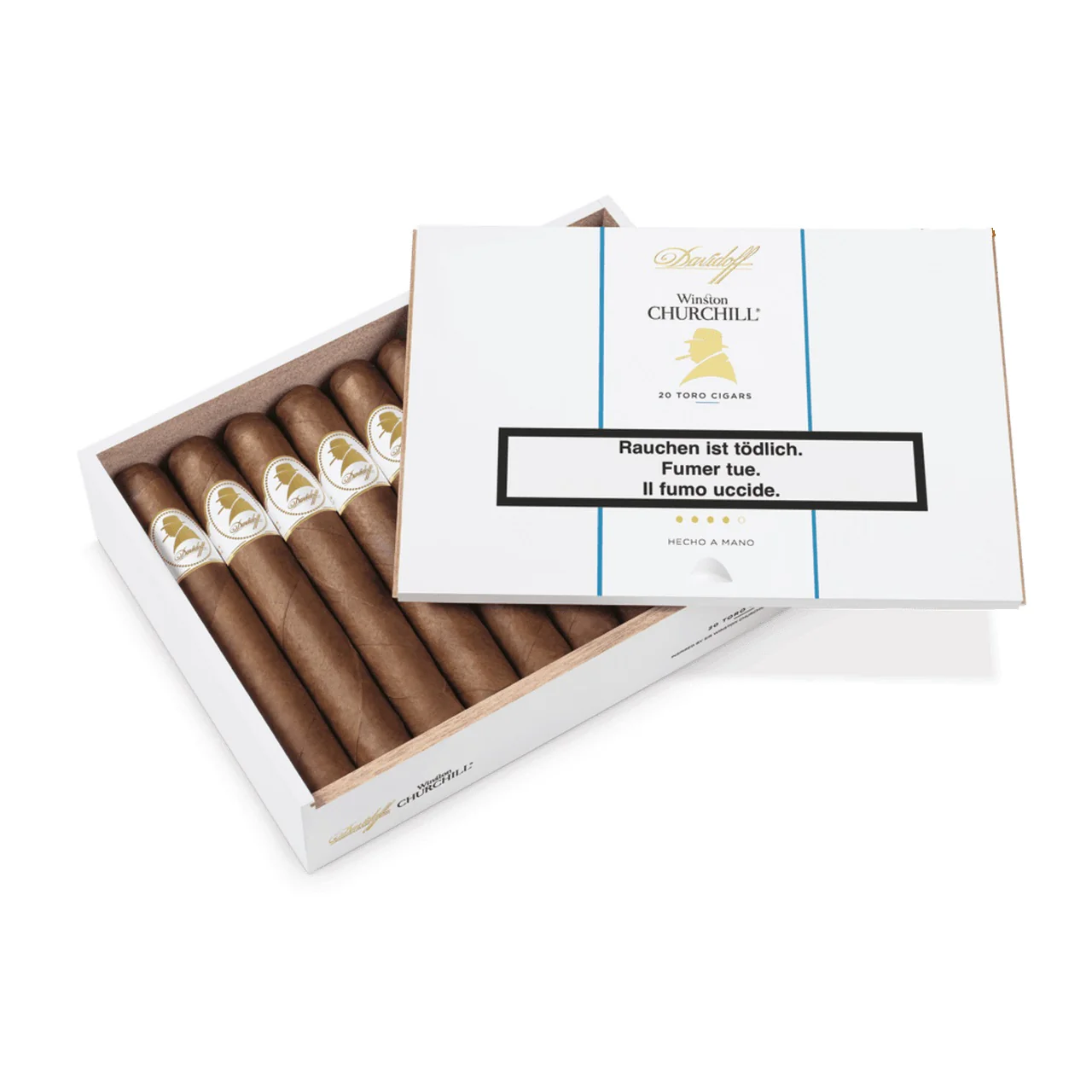 Davidoff Winston Churchill Original Series Toro Cigar Box Of 25