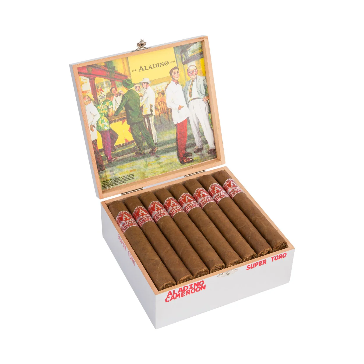 Aladino Cameroon Super Toro Cigar Box Of 24