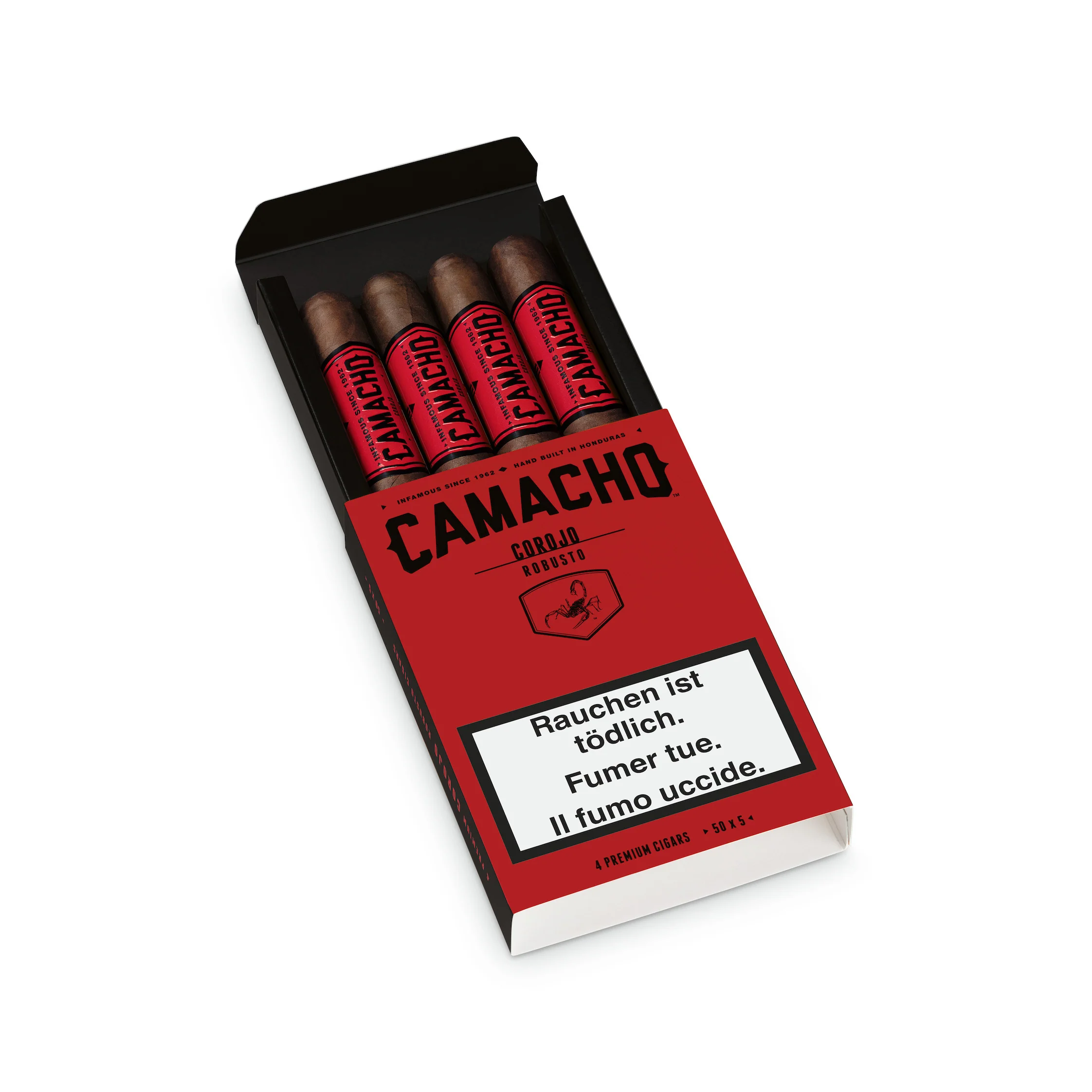 Camacho Corojo Robusto Cigar Pack Of 4
