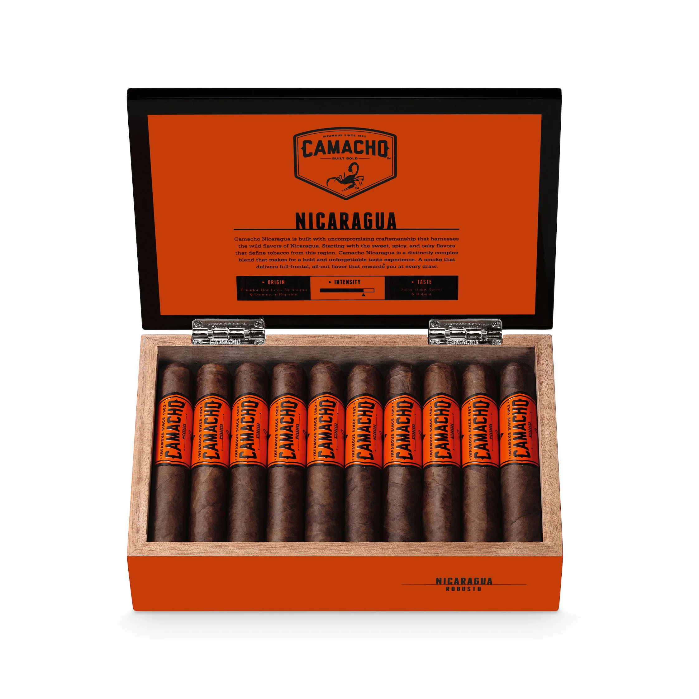 Camacho Nicaragua Robusto Cigar Box Of 20
